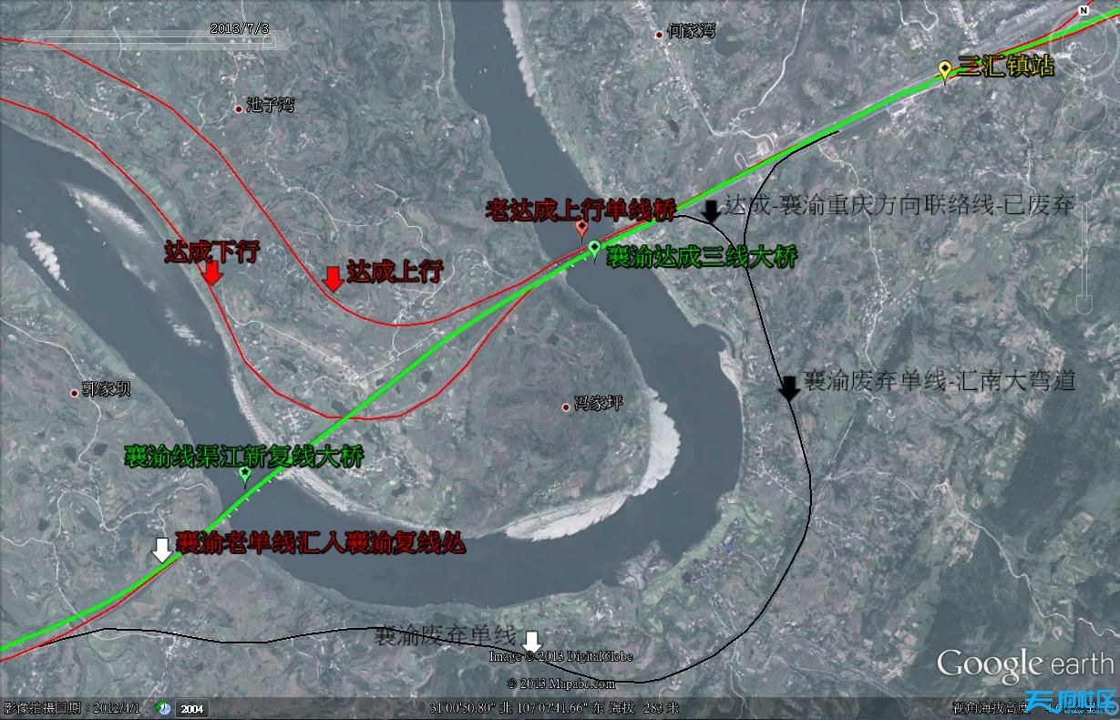 达州铁路枢纽线路图