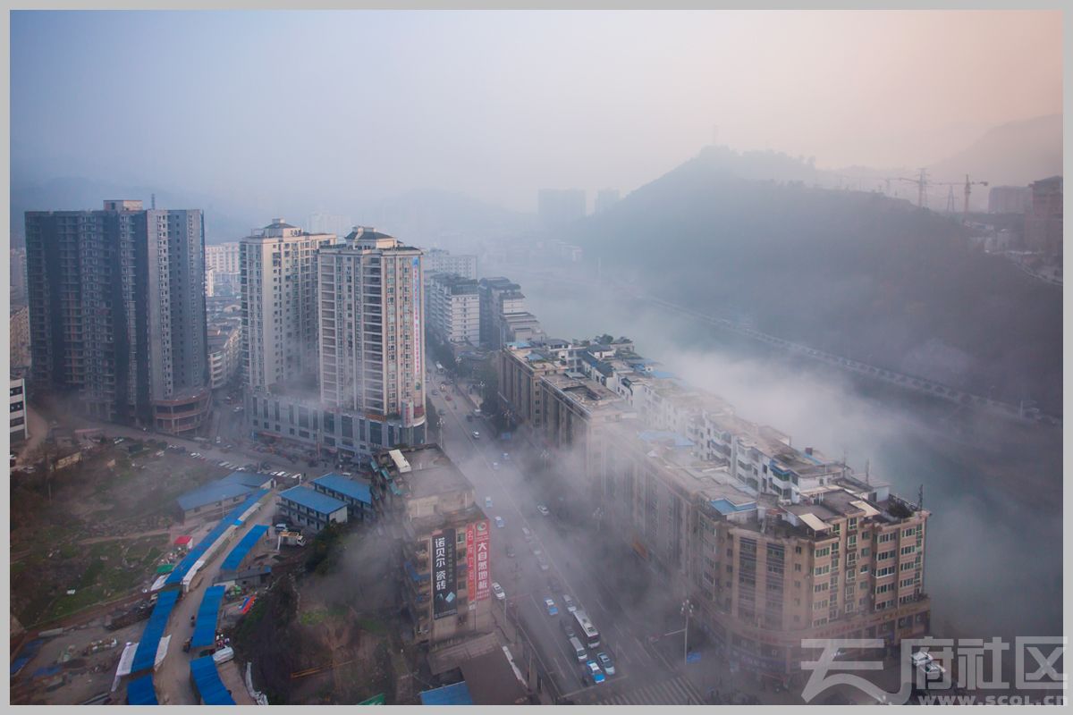 摄影:美丽的巴中南江县城——云雾传说