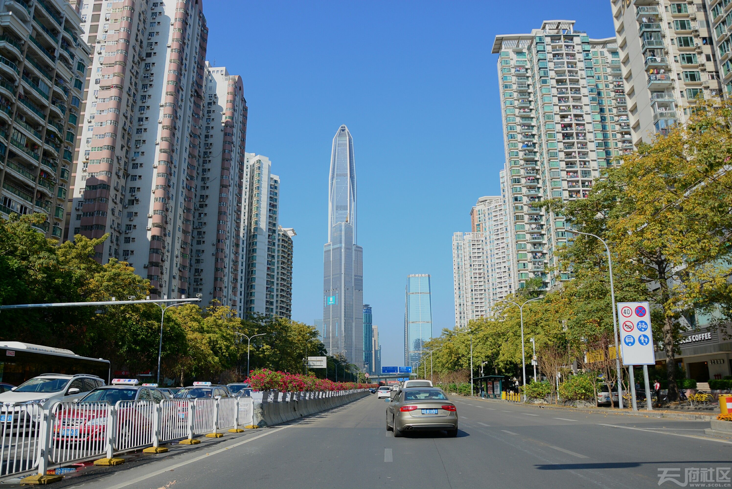 双角度～深圳福田cbd商务区vs罗湖火车站【没有见过一线城市的