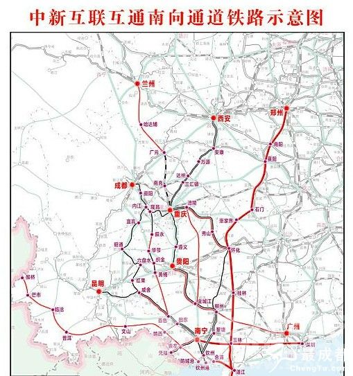 据悉四川拟将成渝铁路成都-隆昌段,隆叙铁路扩能改造为双线160通道,贯