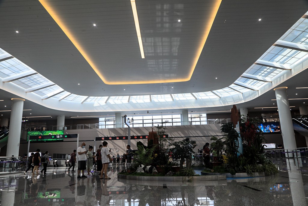 天府国际机场机场的交通中心