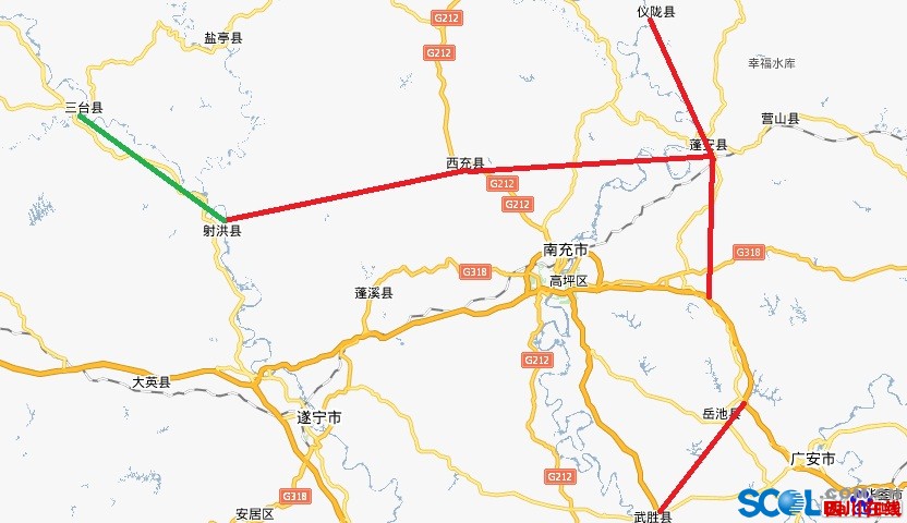 坚决反对重复修建仪陇-营山高速公路,此条高速联络线应该调整为:仪陇