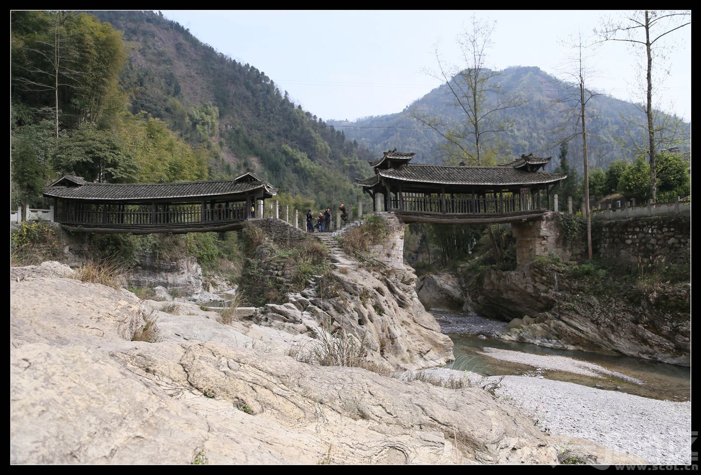 春色潤廊橋——安縣姊妹橋