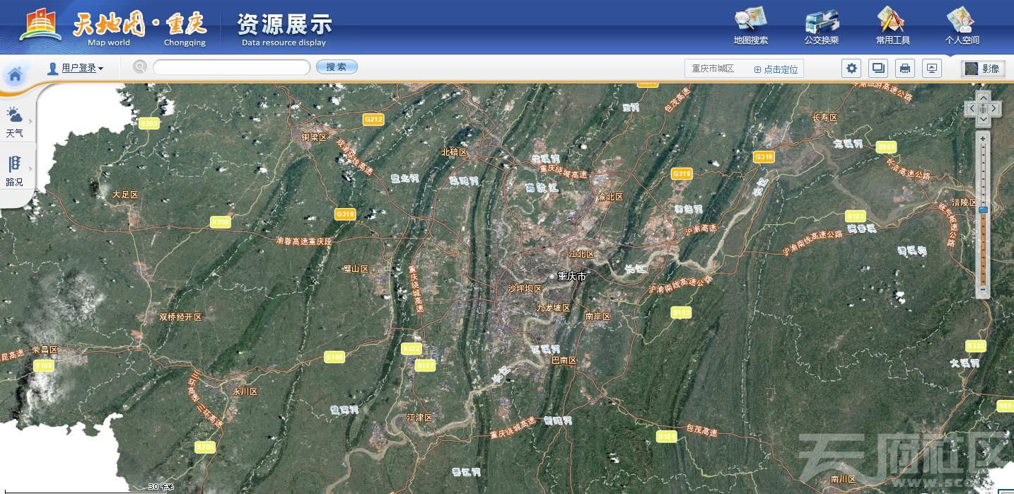 重庆三维实景地图图片