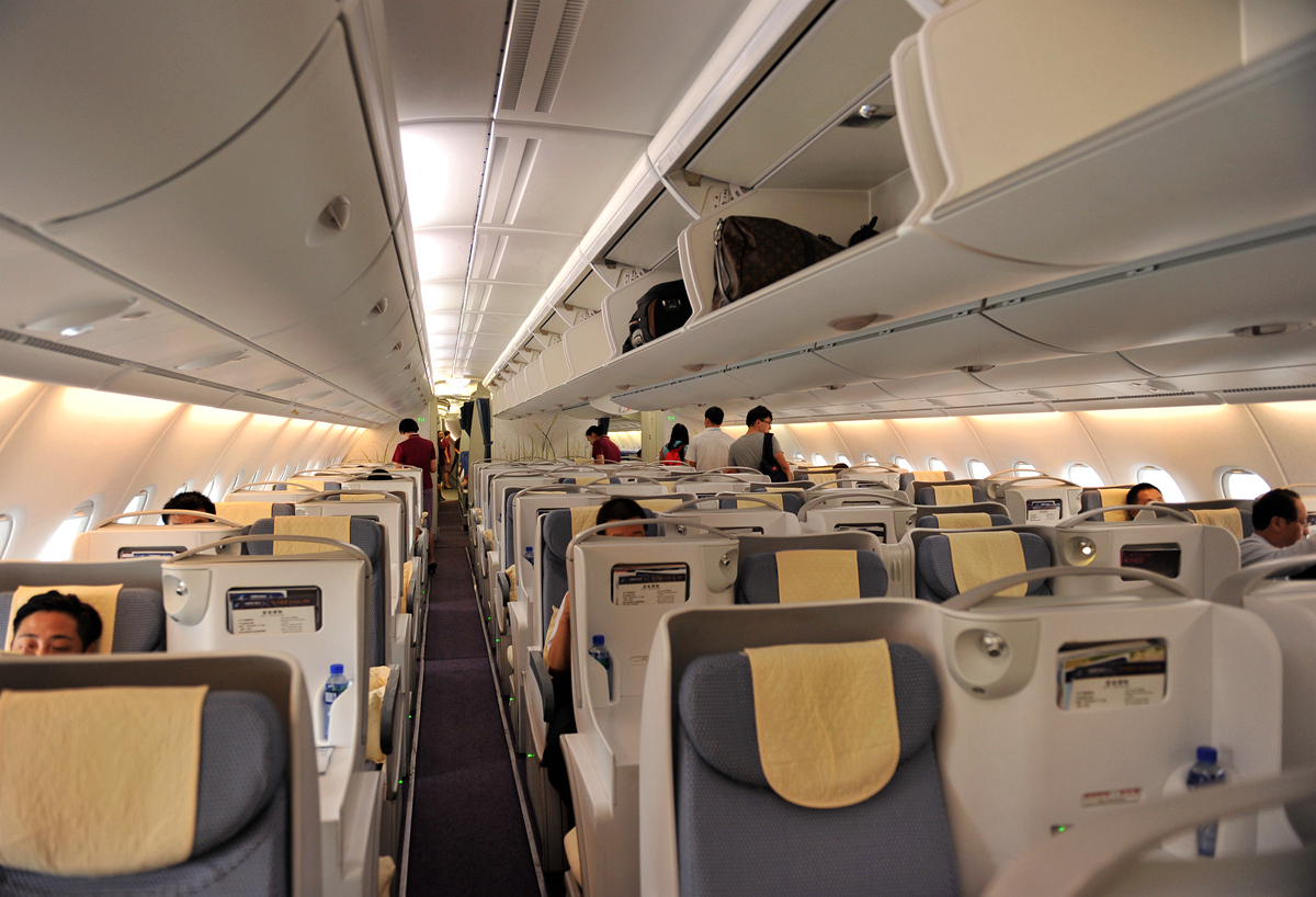 南航空客A330商务舱图片