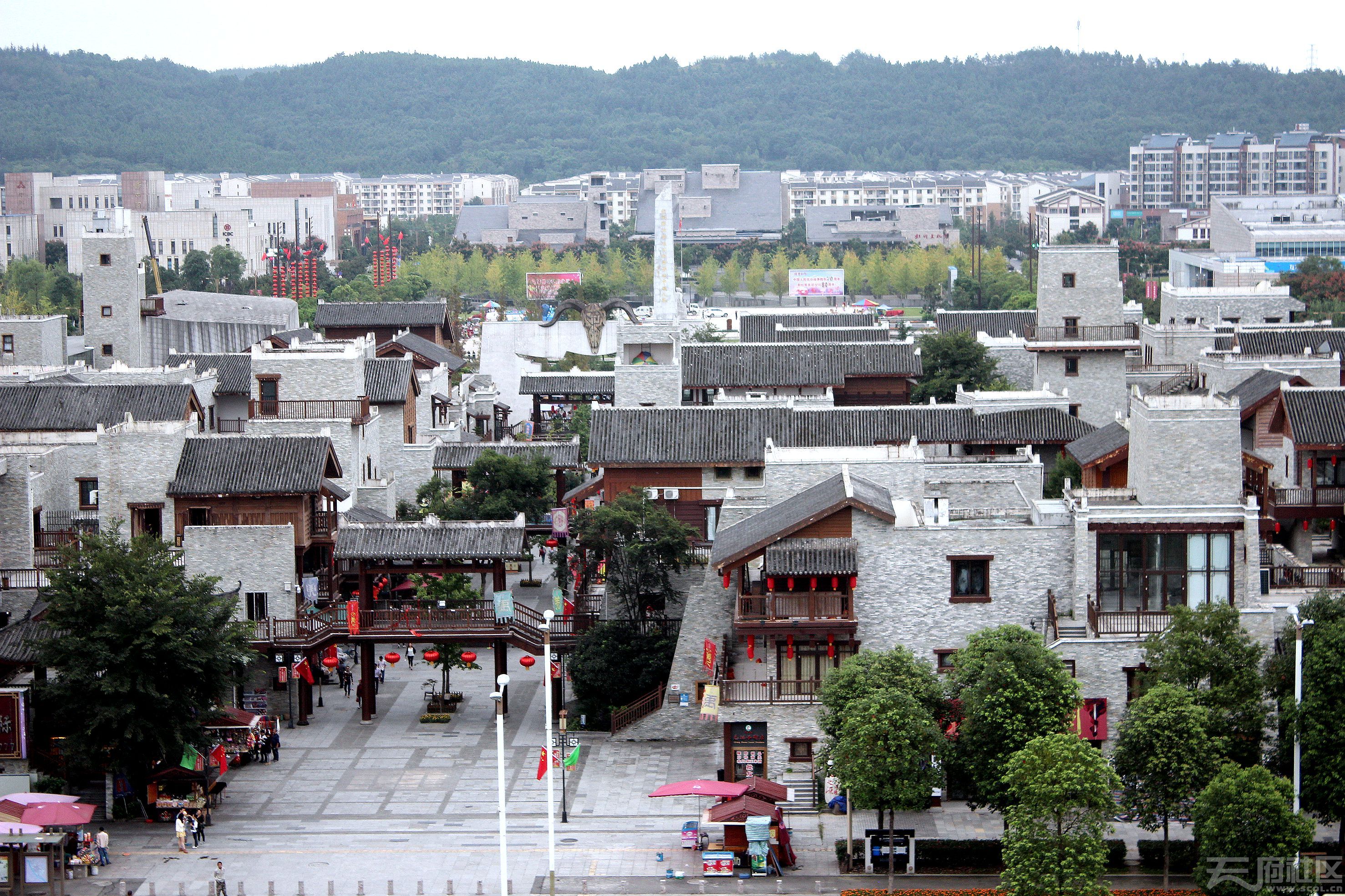 绵阳所辖区县最穷的北川县城实拍图片