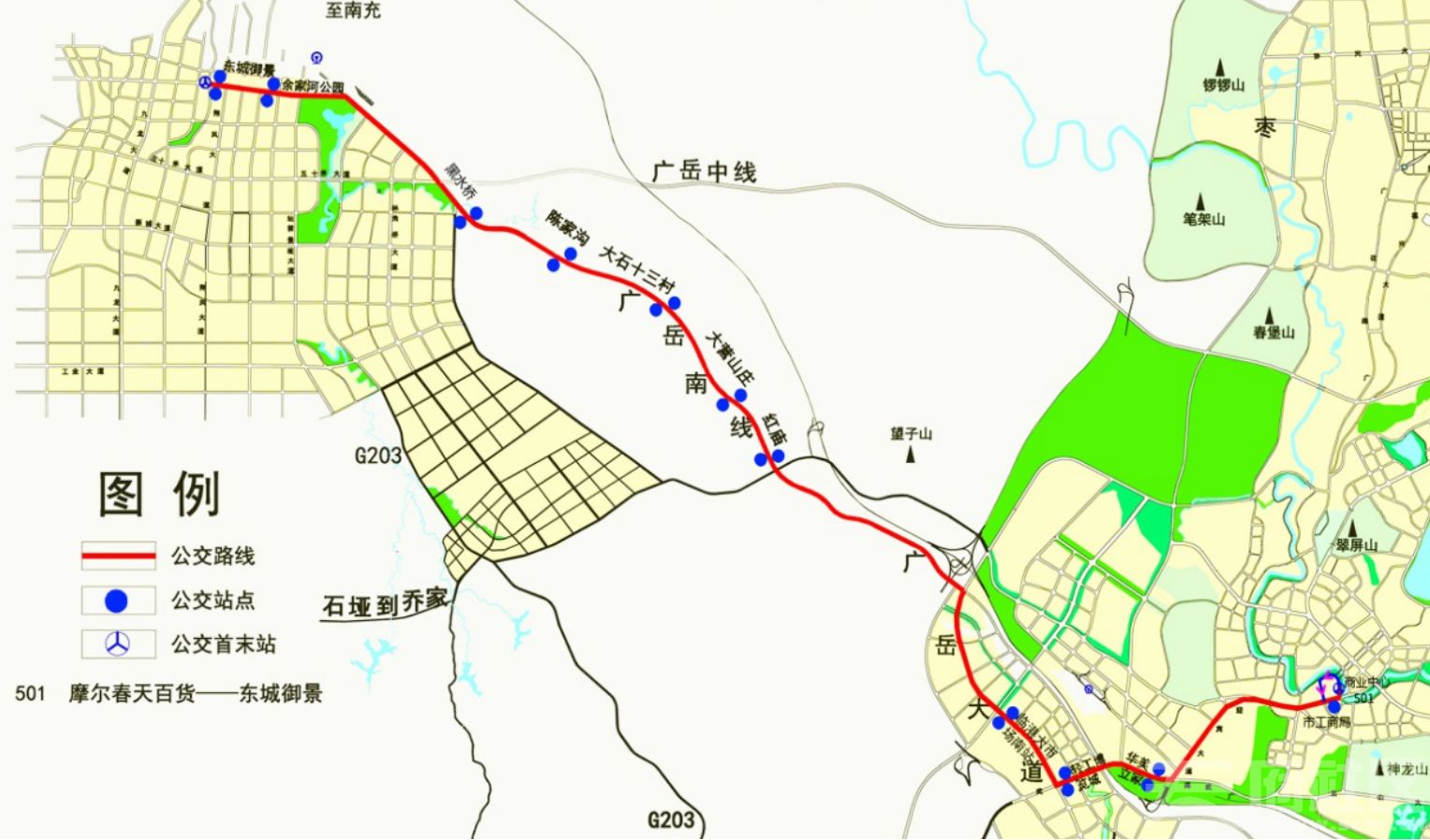 岳池广岳中线图片