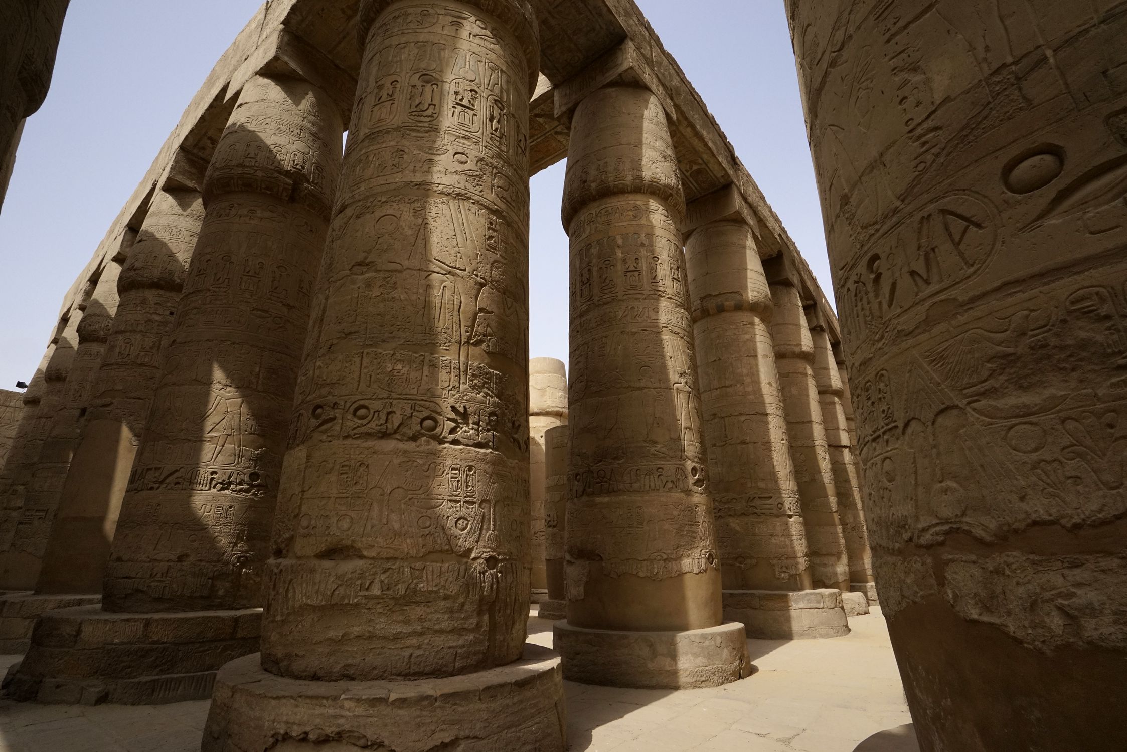 【大千世界】埃及卡纳克神庙的石柱