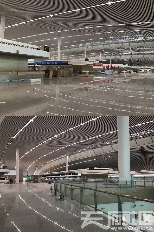 江北机场t3航站楼轻轨图片
