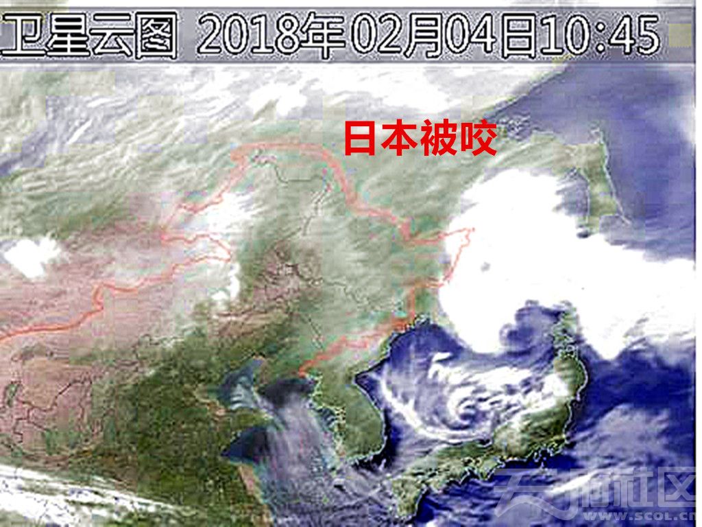 收集一下衛星雲圖裡有趣的圖像