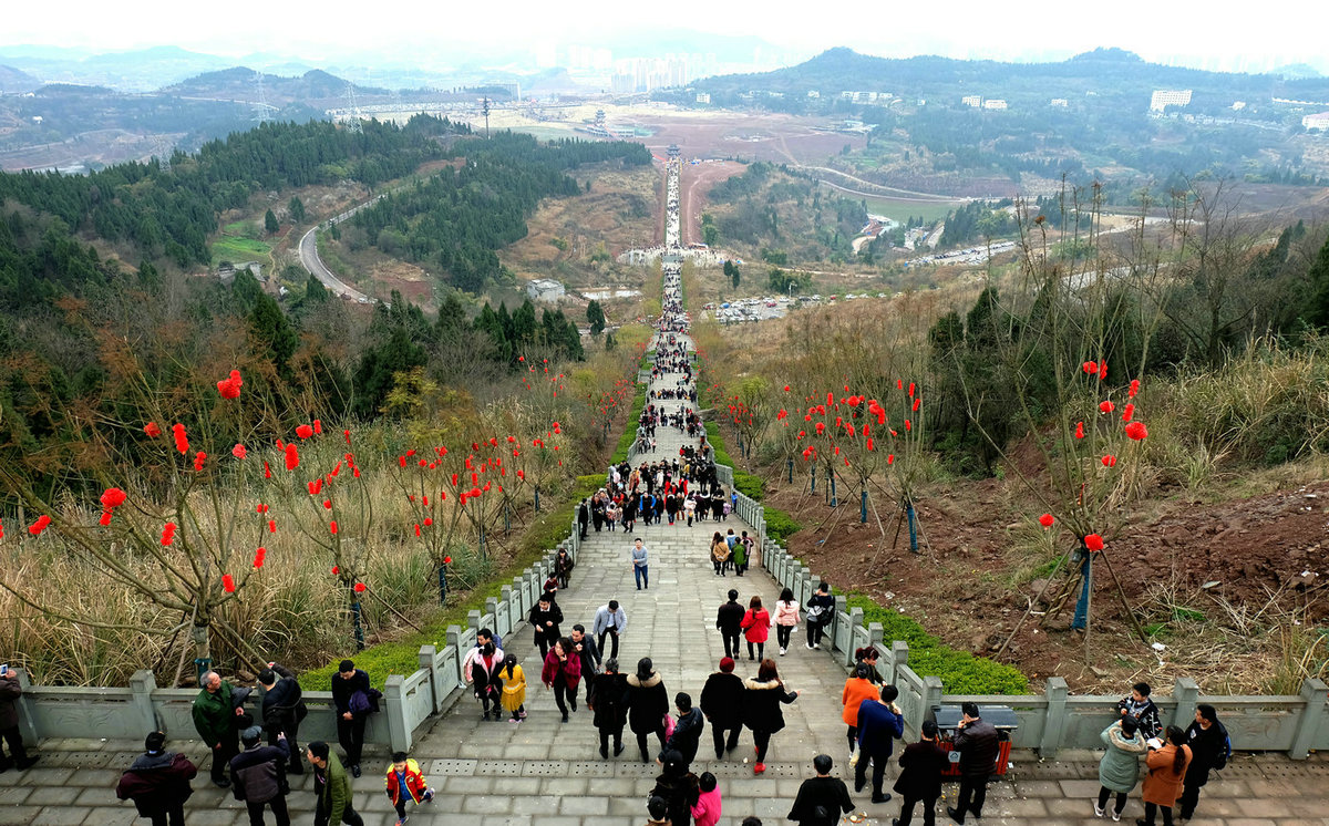 南充凤垭山天乐谷景区图片