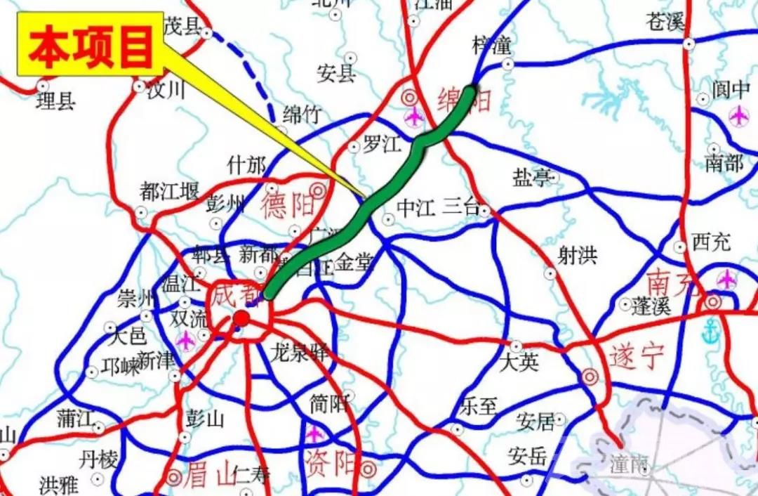 绵广高速公路复线图片