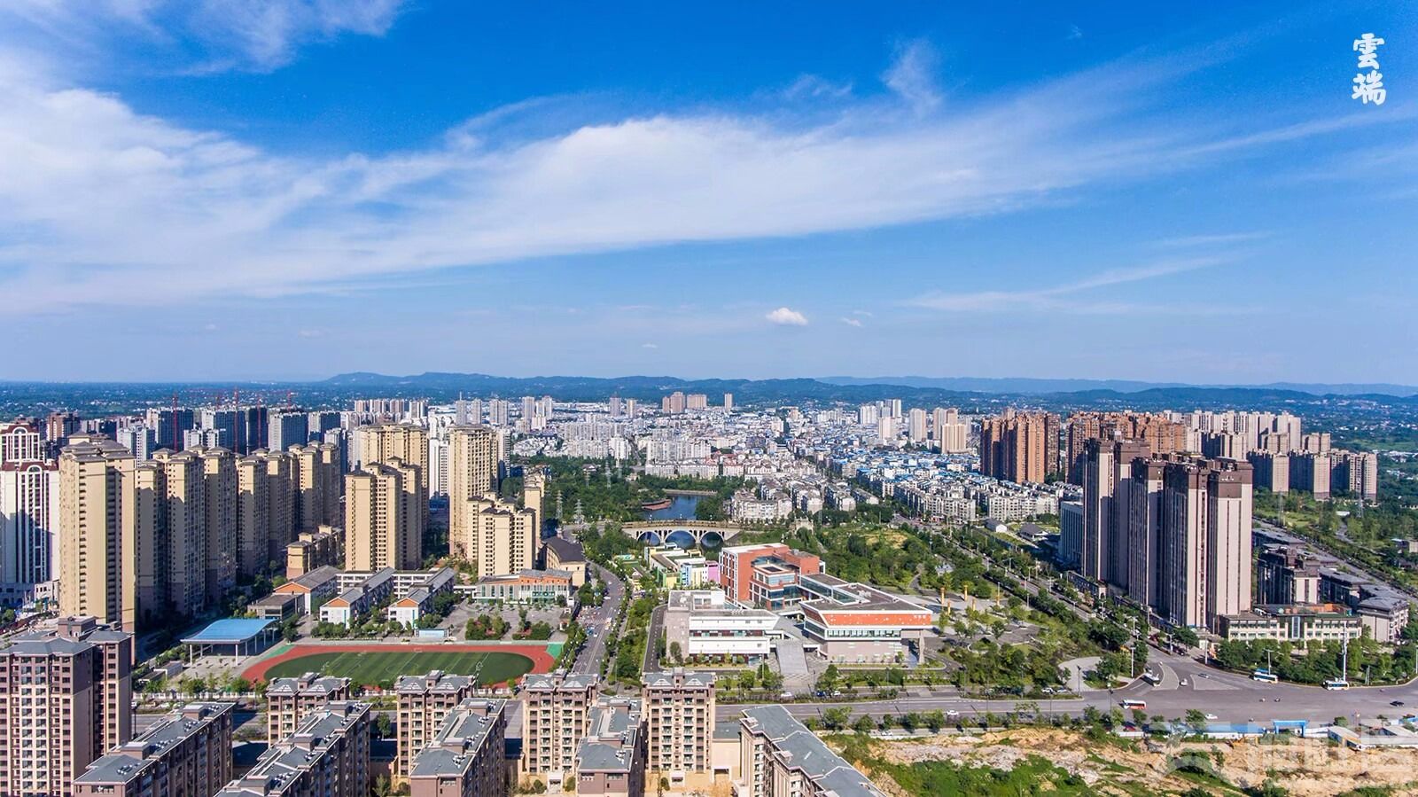 隆昌市全域全景图图片