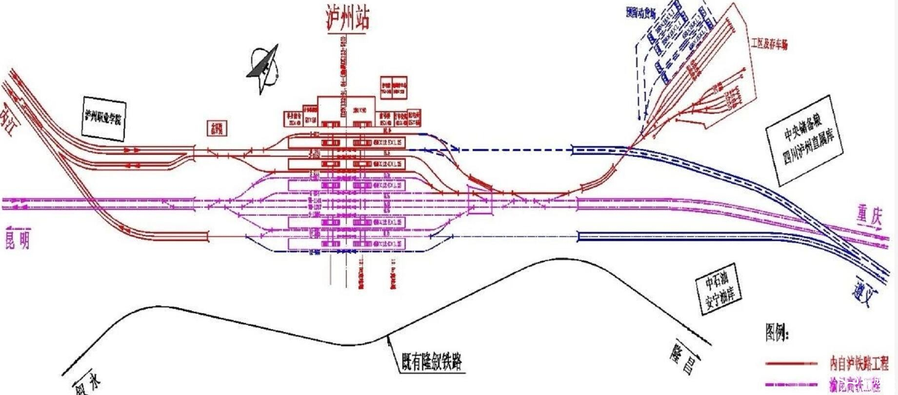 泸州高铁站地图图片