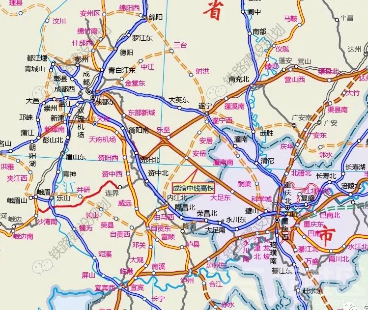 宜西高铁路线图图片