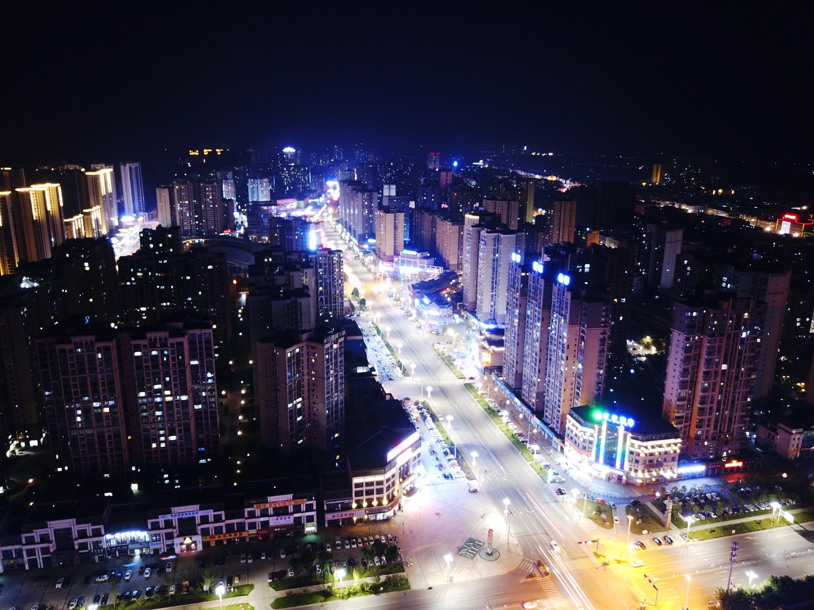 富顺夜景规划照明设计 - 城市照明规划设计 - 金鑫照明集团