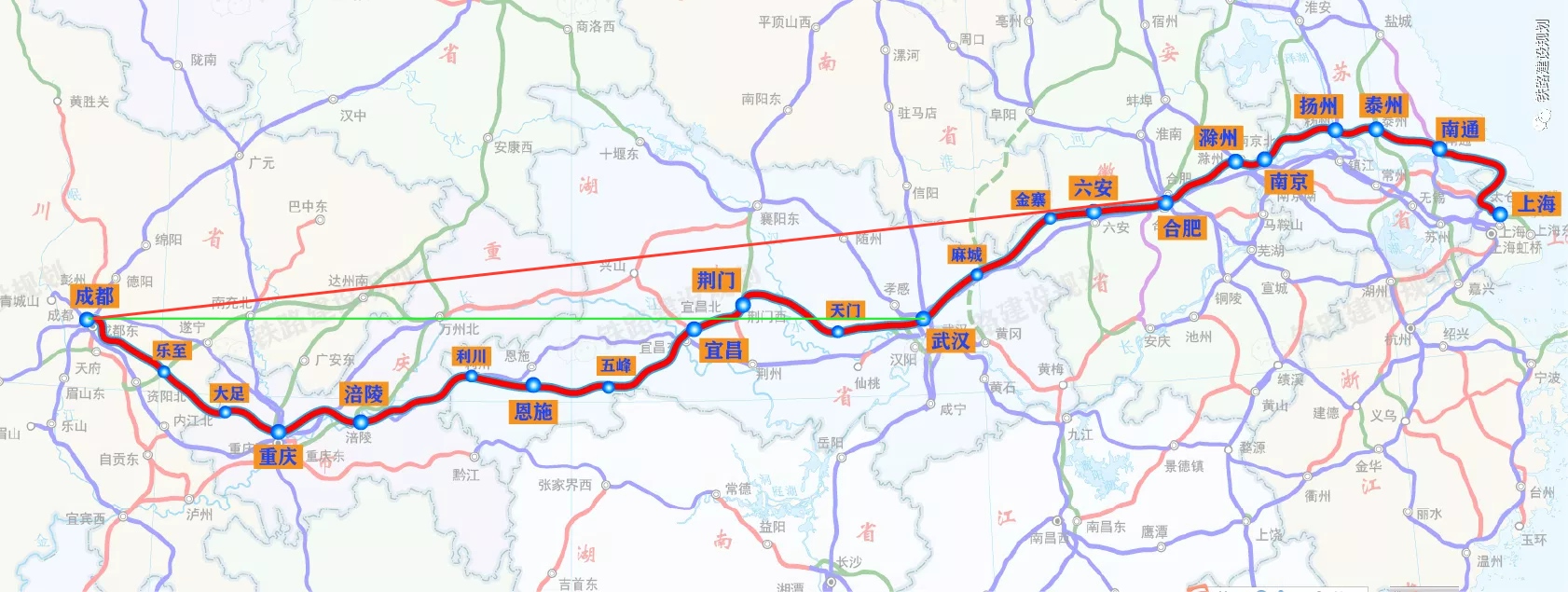 成都到射洪高铁线路图图片