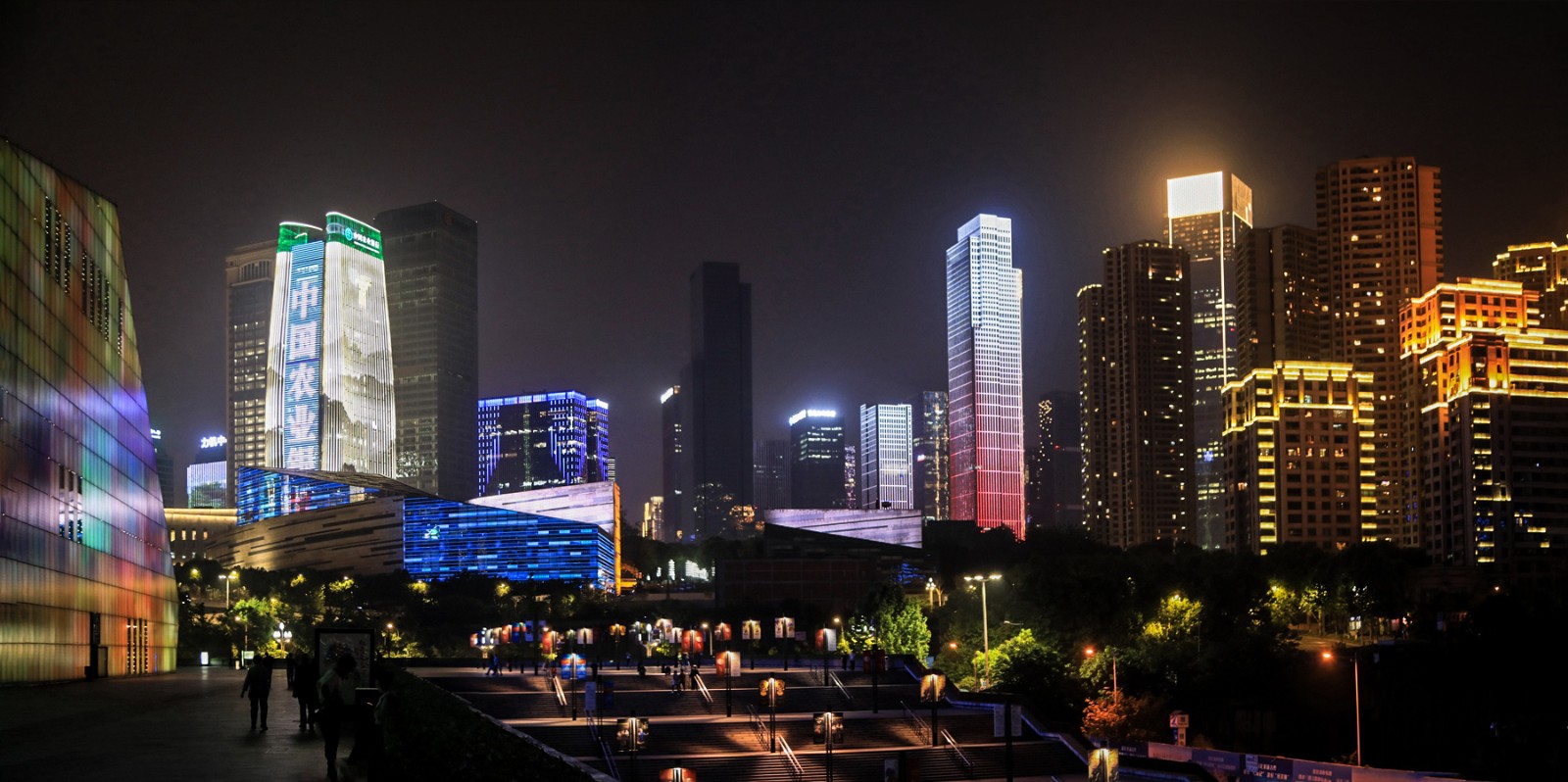 重庆两江交汇夜景|摄影|风光摄影|摄影师张坤琨 - 原创作品 - 站酷 (ZCOOL)