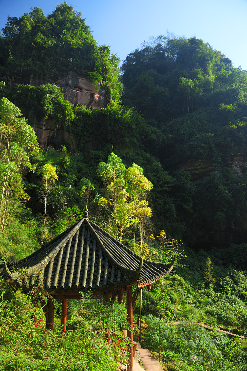 大邑药师岩风景区图片