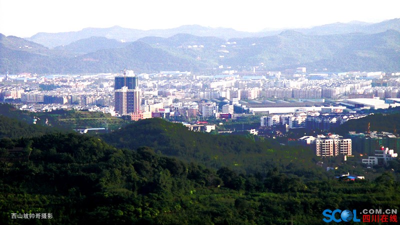 【原創】〓南充市轄三區最新超大全景圖及遠眺圖